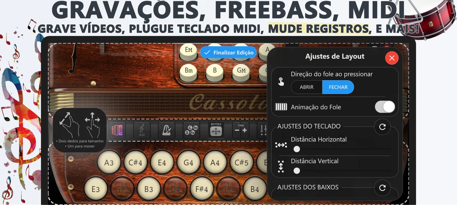 Acordeon Diatônico Gaita Ponto: captura de tela 5 de 5