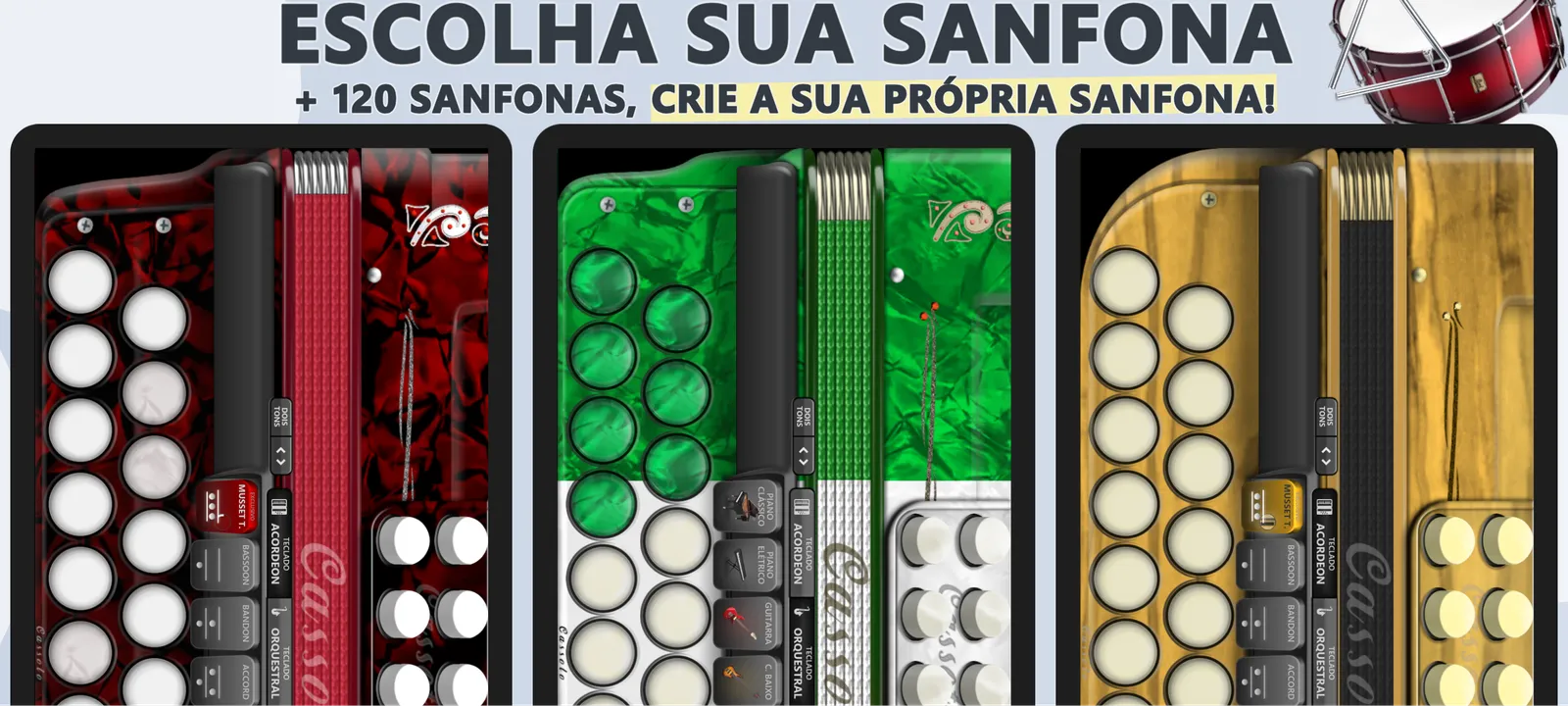 Acordeon Diatônico Gaita Ponto: captura de tela 2 de 5