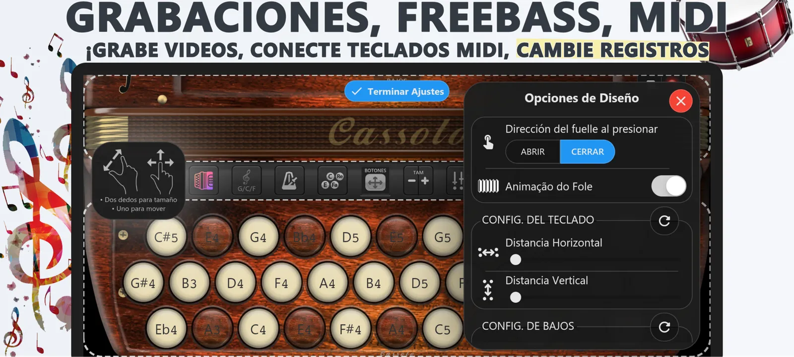Acordeón Cassoto - Canciones: captura de pantalla 5 de 5