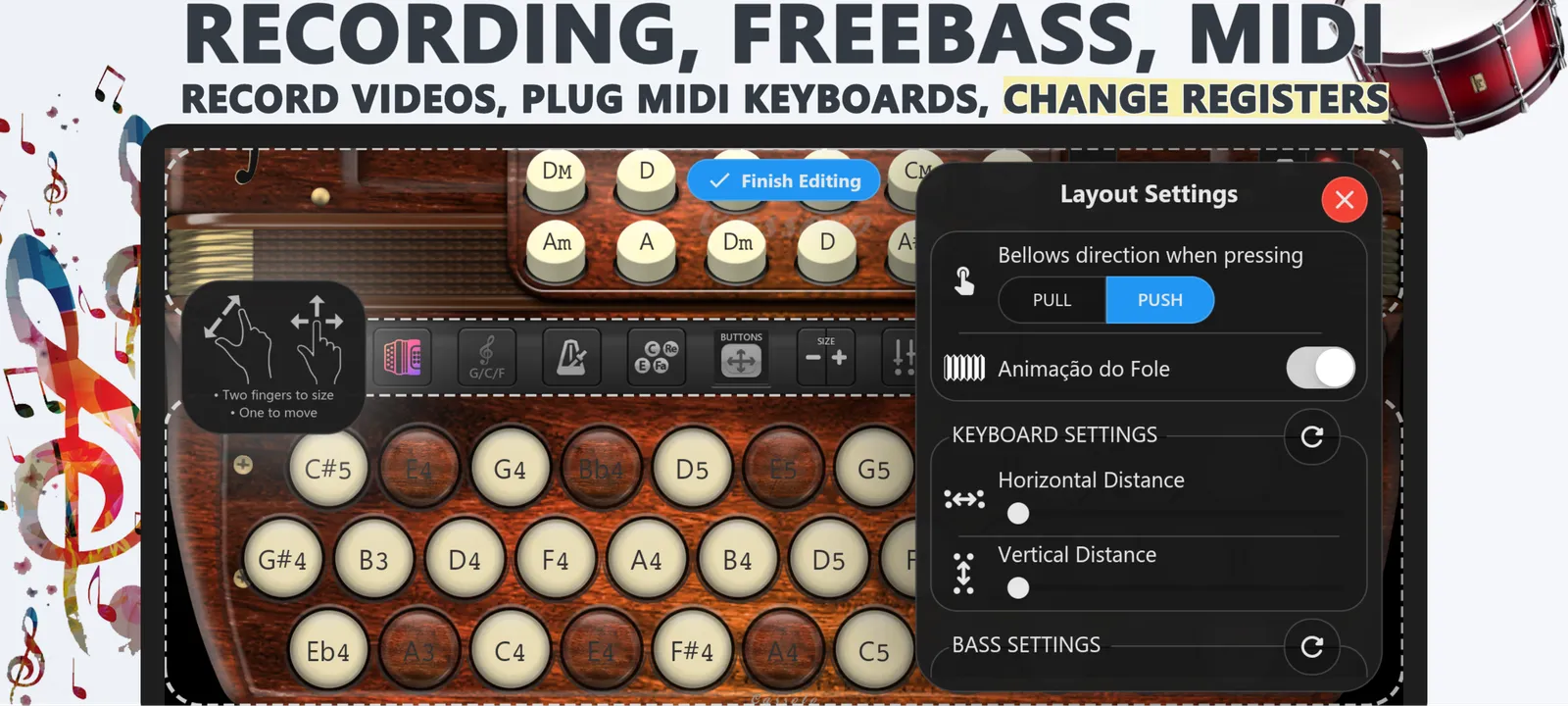 Accordion Cassoto Diatonic: screenshot 5 of 5