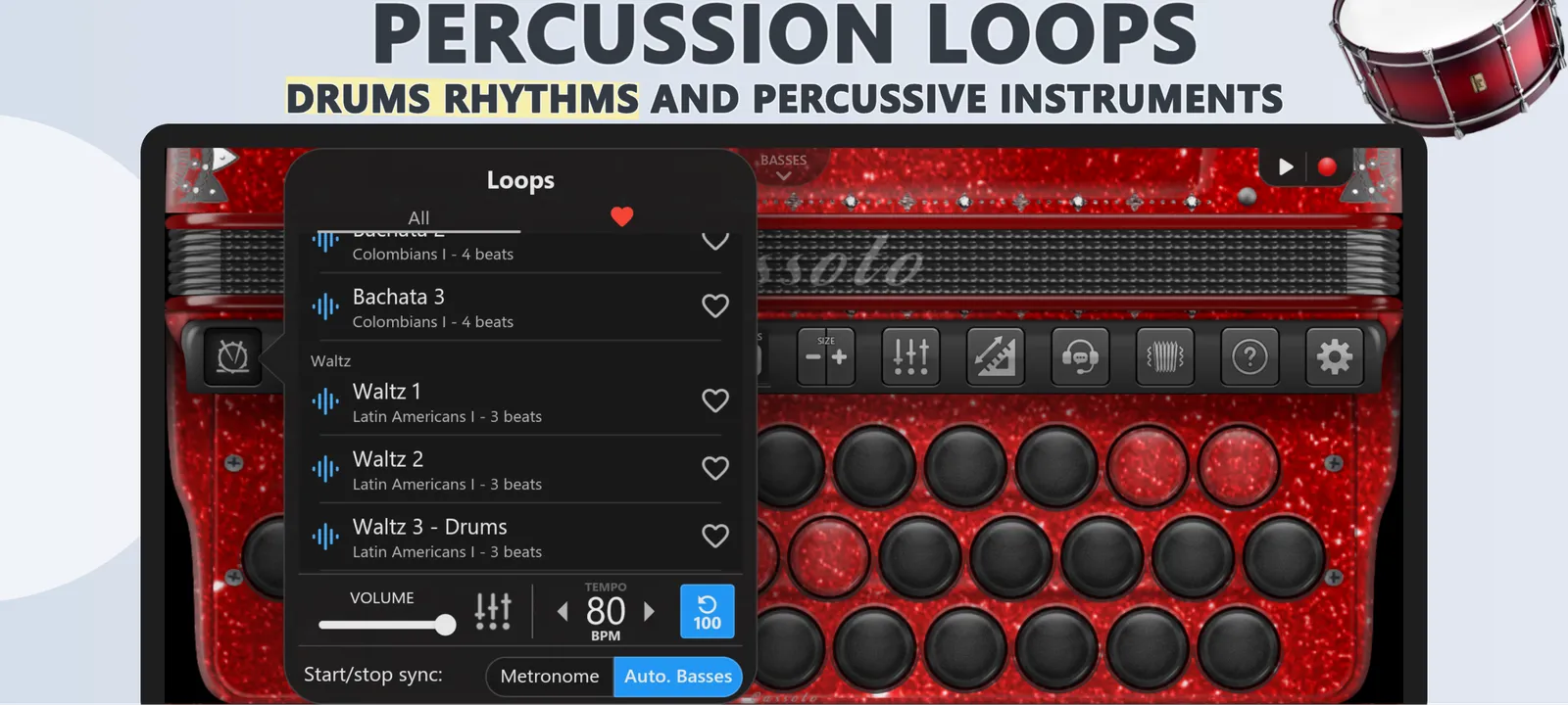 Accordion Cassoto Diatonic: screenshot 3 of 5