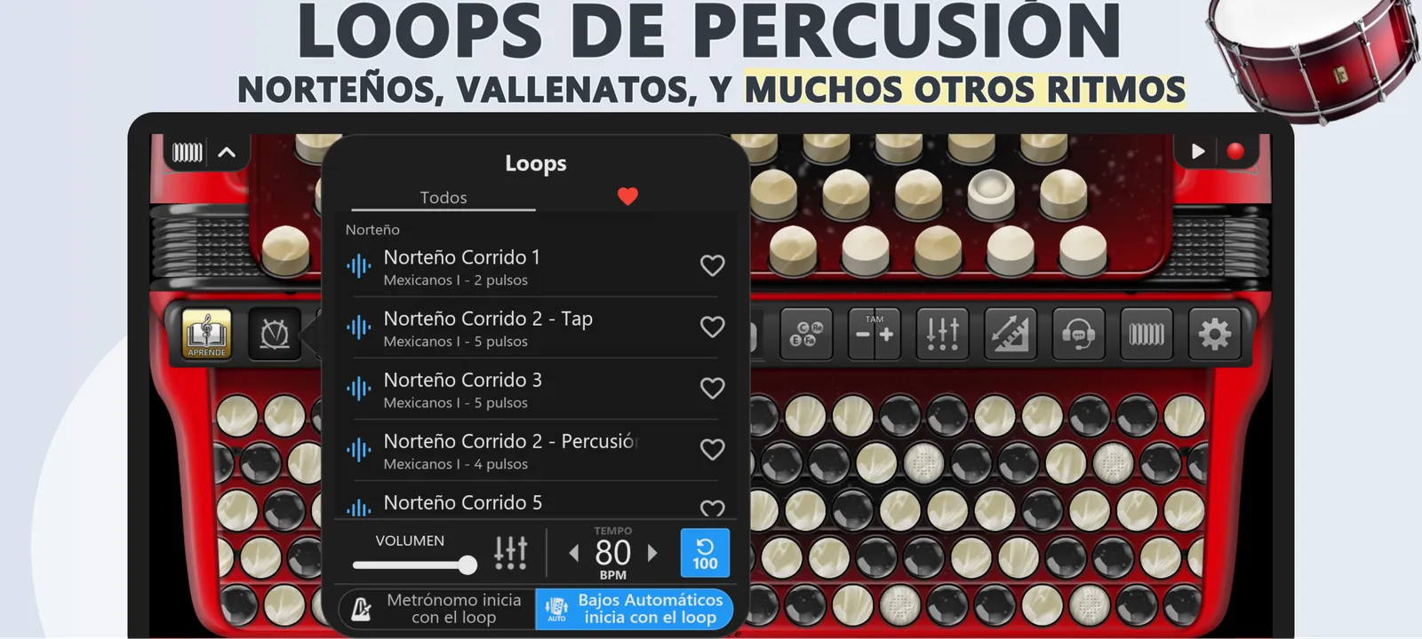 Acordeón Cassoto Cromático: captura de pantalla 4 de 6