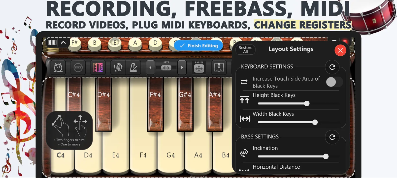 Accordion Piano Cassoto Game: screenshot 5 of 5