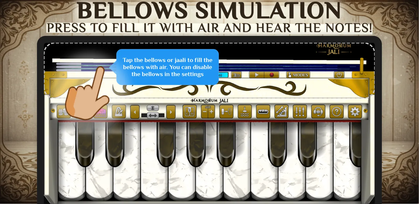 Harmonium Jali: Real HD Sounds: screenshot 3 of 6