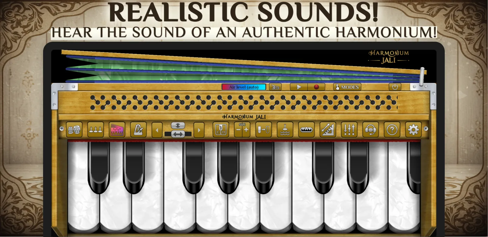 Harmonium Jali: Real HD Sounds: screenshot 1 of 6